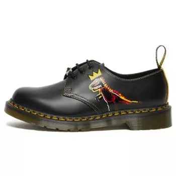 Доктор. Кроссовки унисекс Martens Jean-Michel Basquiat x 1461 Pez Dispenser Черные 27186001 36