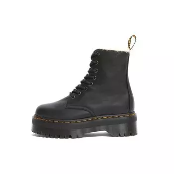 Доктор. Martens Jadon Платформенные ботинки с подкладкой из искусственного меха Черный Мужские кроссовки 25637001 36