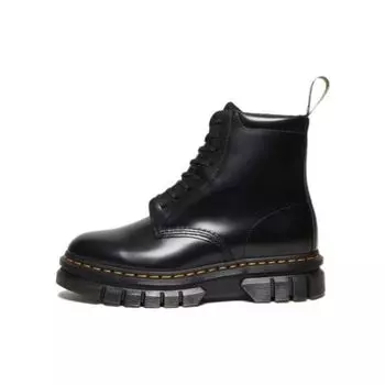 Доктор. Martens Rikard 8I Boot Черные мужские кроссовки Черный-Полированный-гладкий 27833001 41