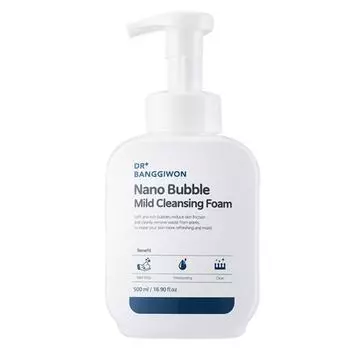 Доктор. Мягкая очищающая пенка Bang Gi-won Nano Bubble, 500 мл, 1 шт.
