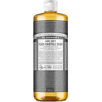 Доктор. Мыло Bronner s Earl Gray Pure Castile Soap со вкусом черного чая, 950 мл, 1 шт.
