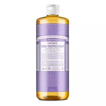 Доктор. Мыло Bronner s Lavender Pure Castile, 950 мл, 1 шт.