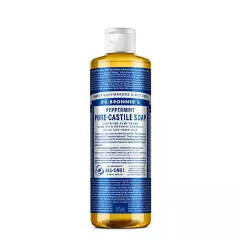 Доктор. Мыло Bronner s Peppermint Pure Castile, 475 мл, 1 шт.