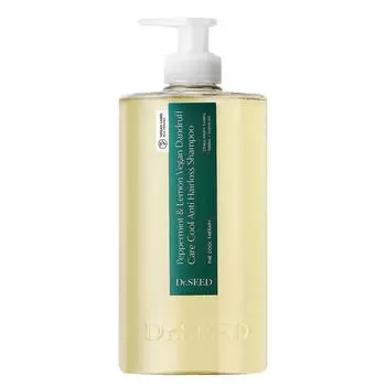 Доктор. Шампунь Vegan Dandruff Care Cool Hair Loss с семенами мяты перечной и лимона, 1 л, 1 шт.