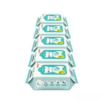 Доктор. Влажные салфетки Tissue Pet New Butt & Hands and Feet, 30 листов, 5 упаковок, корейский шампунь для домашних животных