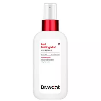 Доктор. Want Red Peeling Mist Acne Skin Dead Skin Moisturizing Basic, 1 шт, 150 мл