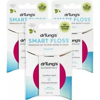Доктор. Зубная нить Tung s Smart Pross 27 м, 1 шт., 3 шт.