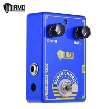 Dolamo D-3 Super Chorus Педаль эффектов для гитары Педаль хоруса с True Bypass для электрогитары темно-синий