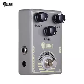 Dolamo D-5 Mark IV Distortion Педаль эффектов для гитары Педаль искажения с True Bypass для электрогитары серый