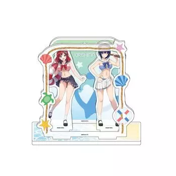 Dolphin Wave 01 Group Design Marine Sailor Premium Acrylic Diorama Plate ver. [Original Illustration]