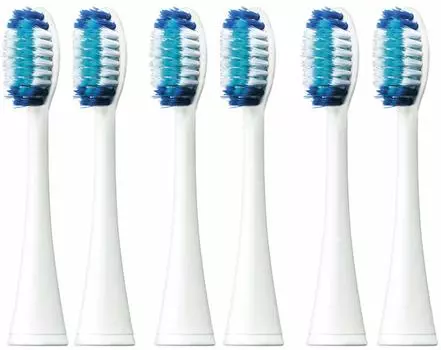 Doltz Panasonic Replacement Brush Doltz Extra Fine Bristle Brush Large 2 Pieces x3 Set 6 White (Total Pieces) EW0801-W
