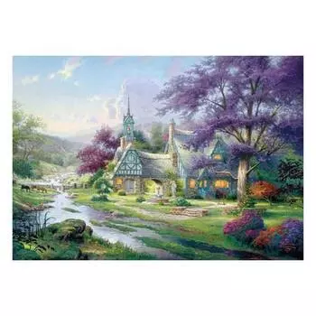 Дом с часовой башней (ПЛ 243) 150 деталей, корейские популярные пазлы