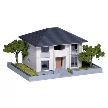 Дом с садом KATO N gauge 2 белых диорамных принадлежности 23-404D