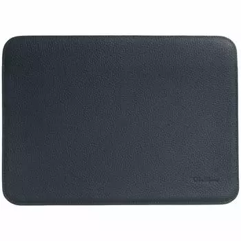 Dom Teporna Чехол-конверт из натуральной кожи для MacBook Pro 13 дюймов, темно-синий,