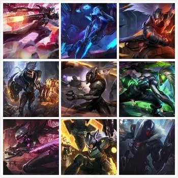 Домашний декор Алмазная картина «сделай сам» 5D Wall Art League Legends Craft Вышивка Картина Вышивка крестом 20X30CM
