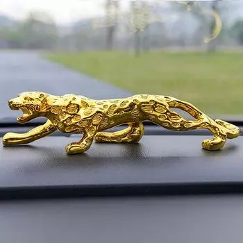 Домашний декор, статуэтка леопарда, статуэтка пантеры из смолы, декор автомобиля/офисной комнаты, художественные промыслы, скульптура, талисман, орнамент