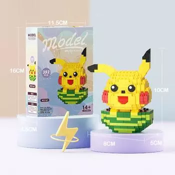 Domibro Креативные животные строительные блоки DIY мультфильм образовательные игрушки подарок для детей Elf Mouse-392Pcs