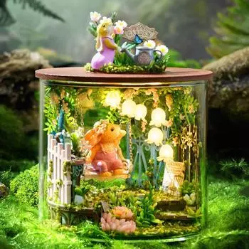 Домик из бутылки мечты своими руками: Архитектурная 3D-модель - Изысканный декор стола для девочек