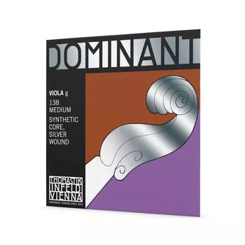 Dominant Viola string wound G string No.138 Perlon/Silver