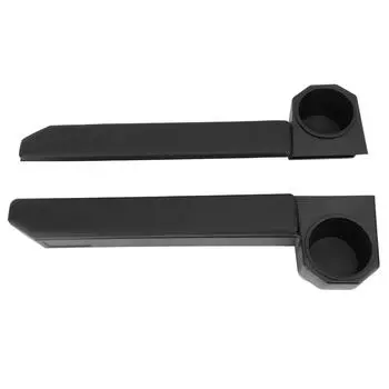 Door Armrest Cup Holder Plastic Leather Wear Resistance Replacement for 70 Series Door Armrest Drink Holder чёрный