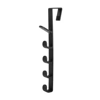 Door Hook Multipurpose Modern Style Punch Free Strong Load Bearing Door Coat Rack for Bedroom