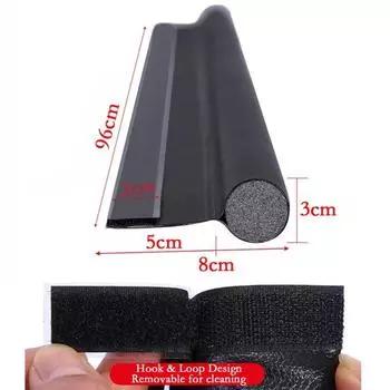 Door Stopper Strip Doors Choke Weather Strips Dust Proof Sound Proof for Home Office Sleeping Working Reduce Noise