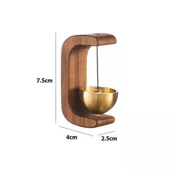 Dopamine Wind-bell Magnetic Inhalation Home Wind-bell Beech Car Into The Door To Remilnd The Bell Copper Bell Walnut Copper Orna