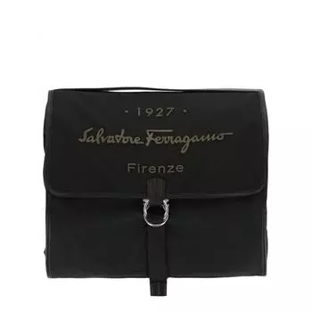 Дорожная косметичка Salvatore Ferragamo черного цвета