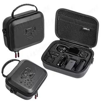 Дорожный чехол для DJI Osmo Pocket 3 Creator Combo Accessories PU Protective Bag Portable Storage Case with the shoulder belt