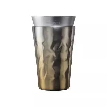 Doshisha Hyogoku For Cold Vacuum Double Single Layer Tumbler, Storage, Structure, Aluminum, 350ml, Gold, ONZONE золотой