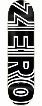 Доска для скейтборда ZERO BOLD CLASSIC BLACK x Skateboard (8,5 32,25) чёрный
