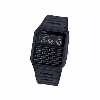 [Доставка по почте] CASIO Casio цифровые часы унисекс переиздание банк данных DATABANK CA-53WF-1BDF черный
