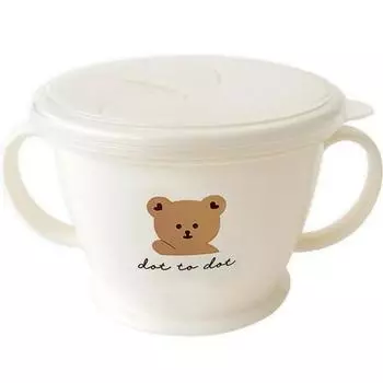 Dottu Dot Infant Силиконовая чашка для закусок с защитой от проливания, Dotcom High, 1 шт.