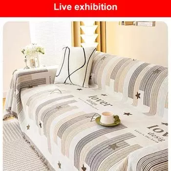 Double and Washable sided chenille sofa cover Living room Universal allinclusive Sofa Cushion Cover Nordic Non-slip sofa blanket 180x230