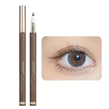 Double Claw Double Tip Waterproof Eyeliner Extra Fine Korean Makeup Lower Eyelashes 0.01mm Extra Fine Liquid Eyeliner Fade-proof High Adhesion Quick D
