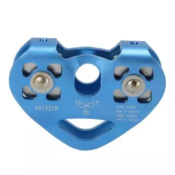 Double Climbing Zipline Pulley Heart Shaped Aerial Transport Ropeway Pulley for Scenic Cableway