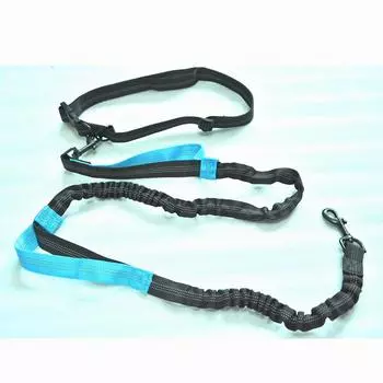 Double elastic reflective running leash portable retractable dog leash dog chain leash pet supplies wholesale