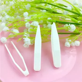 Double Eyelid Sticker Tool Set: Tweezers, Y Fork, Non-Slip Clip белый
