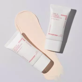 [Double Planning] Innisfree Tone-Up No-Sebum Sunscreen EX SPF 50+ PA++++ 60 мл, 2 шт., корейская косметика
