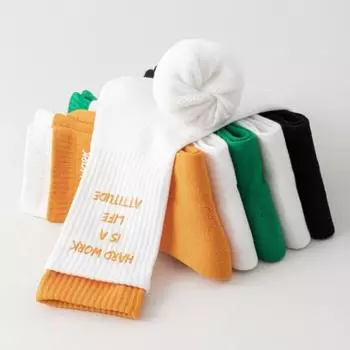 Double Ribbed Men s Tube Sock Patchwork Running Ankle Socks Elastic Sports Sock for Men Summer 6Pairs