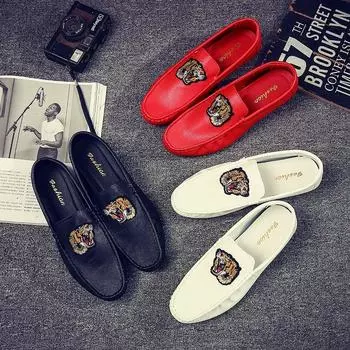 Doudou shoes men s fashion new summer Korean version low-top casual shoes versatile men s driving lazy shoes 39