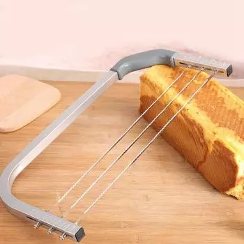 Dough Trimmer Kitchen Accessories Stainless Steel Leveler Adjustable Wire Cake Cutter Leveler Stainless Steel Baking Tools