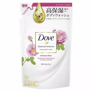 Dove Body Wash Botanical Selection Damask Rose Refill 360g