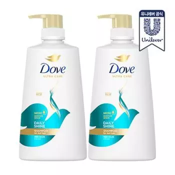 Dove Ежедневный шампунь 680 мл x 2