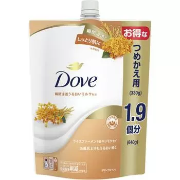 Dove Гель для душа с рисовой ферментацией Kinmokusei Refill 640г