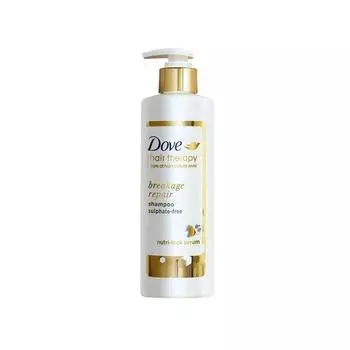Dove Hair Therapy Восстанавливающий ломкий шампунь без сульфатов, без парабенов и красителей, с сывороткой Nutri-Lock, 380 мл
