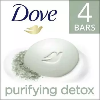 Dove Очищающее мыло Beauty Bar, 4 шт., 425 г, 1 шт.