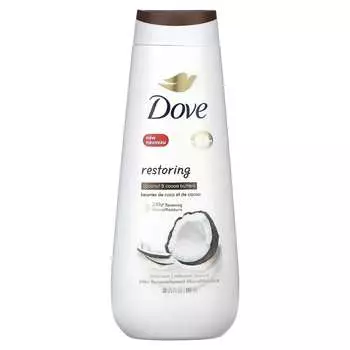 Dove, восстанавливающий гель для душа, масло кокоса и какао, 22 жидких унции (650 мл)