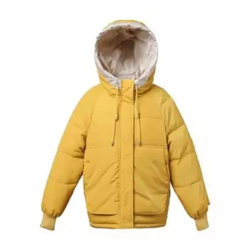 Down cotton-padded clothes women s winter new student bread clothes short cotton-padded jackets loose cotton-padded jackets S Below 50kg чёрный