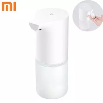 Дозатор для мыла Xiaomi с автоматической подачей пены при поднесении рук (без жидкости в комплекте, питание от батареек AA) With Battery No liquid белый